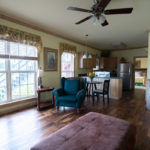 Meadowlark Suite kitchen from the living area